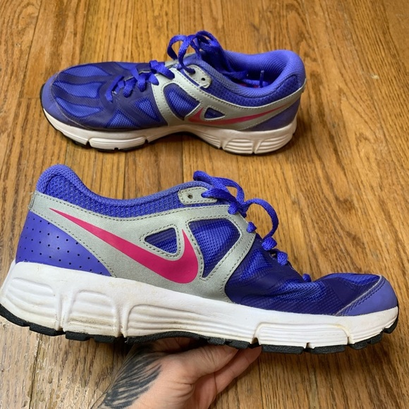 Nike Air Max Run Lite 4 Youth 5Y Purple Blue Pink Running Shoes Womens 6.5 - Picture 7 of 12